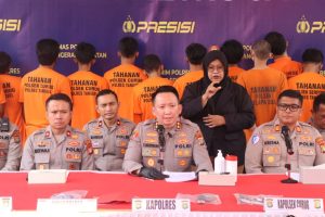 Polres Tangsel Tangkap 23 Tersangka Kejahatan Jalanan dan Curanmor Selama Maret–April 2025