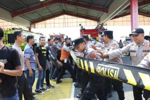 Jelang May Day 2025, Personel Polresta Bandara Soetta Gelar Pelatihan Dalmas
