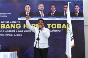 Berjalan Sukses, Antonius Simangunsong Pimpin HIPMI Toba!