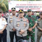 Polres Jakarta Utara, Apel Kesiapan Pasukan Dan Tactical Wall Game Dalam Rangka Pengamanan Hari Buruh Mayday 2025
