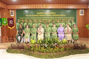 Rapat Paripurna Sertijab Ketua Persit KCK Cabang XIX Kodim 0505/Jakarta Timur