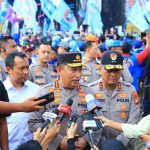 Kapolri Pastikan Kawal Hingga Tuntas Hari Buruh di Monas yang Dihadiri Presiden