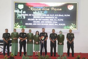 Danrem 051/WKT Pimpin Sertijab Dandim dan Kasi Korem 051/WKT