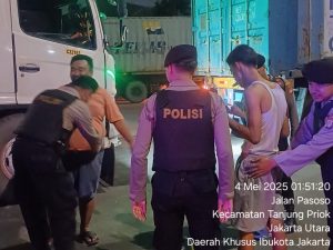 Patroli Skala Besar Cipkon, Cegah Gangguan Kamtibmas
