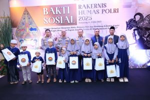 Rakernis Humas Polri 2025 Dibuka dengan Bakti Sosial dan Bakti Kesehatan di Akpol Semarang