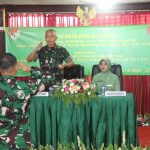 Danrem 051/Wkt dan Ketua Persit KCK Koorcab Rem 051/Wkt Laksanakan Kunjungan Kerja ke Kodim 0508/Depok