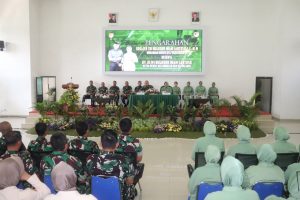 Kunker Danrem 051/Wijayakarta Disambut Hangat Seluruh Prajurit Kodim 0509/Kab. Bekasi