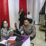 Satuan Brimob Polda Metro Jaya Ikuti Donor Darah dalam Rangka HUT ke-60 Lemhannas RI