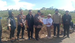 Eksekusi Lahan Seluas 25 Ha di Desa Parik Kec.Uluan Kab.Toba Berlangsung Aman