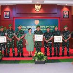 Dandim 0501/JP Pimpim Tradisi Korp Penerimaan Personel Baru dan Pelepasan Personel Pindah Satuan