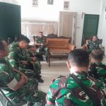 Tingkatkan Disiplin Anggota, Danramil 03/Pasar Rebo, Ciracas Ambil Jamdan