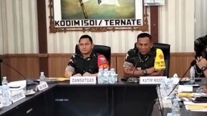 Dandim 1501/Ternate Paparkan Progres TMMD Kepada Tim Wasev