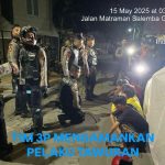 Patroli Perintis Polda Metro Jaya Tangkap Sembilan Pemuda Tawuran Bersenjata Tajam di Jakarta Timur