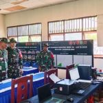 Dansatgas TMMD Ke-124 Kodim 1501/Ternate Dampingi Tim Wasev Tinjau Sasaran TMMD di Kec. Sahu, Halmahera Barat