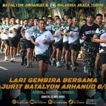 Arhanud 6/BAY Laksanakan Lari Bersama di Ancol, Wujudkan Kebugaran dan Kekompakan Prajurit