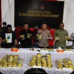 Polda Sumut Gagalkan Peredaran 100 Kg Sabu Dalam Bungkus Kopi, Empat Tersangka dan Dua DPO Terlibat