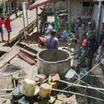 Menyeberangi Lautan, Satgas TMMD Kodim 1501/Ternate Wujudkan Harapan Air Bersih di Desa Guaria