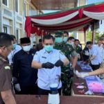 Wakil Bupati OKU Ir H Marjito Bachri Hadiri Acara Pemusnahan Barang Bukti Di Kejari OKU