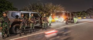 Kampung Kondusif, Koramil 03/Pasar Rebo, Ciracas Giat Rutin Patroli Malam