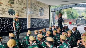 Yonarhanud 6/BAY Terima Kunjungan Orientasi Bintara Remaja Menarhanud 1/Falatehan
