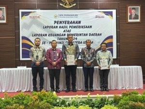 BPK Perwakilan Provinsi Sumatera Utara Memberikan Opini WTP, Kepada Pemerintah Daerah
