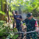 Karya Bakti TNI, Koramil 05/Kramat Jati, Makasar Bersama Yon Bekang 5/ARY Buat Kantor Sekretariat RT