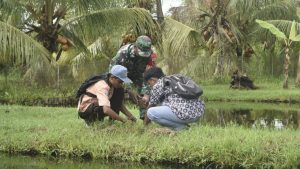Lestarikan Lingkungan, Satgas TMMD Ke-124 Kodim 1501/Ternate Laksanakan Penghijauan