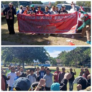 Gawat ! Ratusan Gerakan Masyarakat Buruh Bersatu Gelar Demo