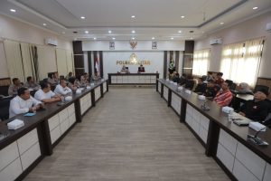 Polres Blitar Tegaskan Komitmen Jaga Kamtibmas Lewat Silaturahmi Bersama Perguruan Pencak Silat Se-Jatim