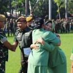 Batalyon Arhanud 6/BAY Gelar Tradisi Korps Pindah Satuan Perwira dengan Khidmat