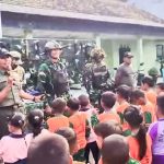 Gembiranya Anak Anak Sekolah Kunjungi Markas Koramil Sumberrejo Bojonegoro
