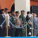 Kasad Sambut Kunjungan Presiden RI dan Presiden Prancis di Akademi Militer Magelang