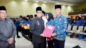 Bupati OKU H Teddy Meilwansyah Resmi Melantik 767 ASN PPPK Pemkab OKU