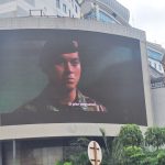 Kodim 0501/JP Serentak Menayangkan Trailers Film Perang Believe : Takdir, Mimpi, Keberanian” Sepanjang Jalan Protokol