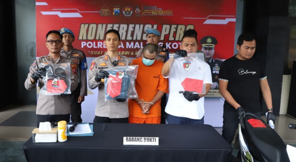 Kota Malang Digemparkan Aksi Begal Driver Ojol, Pelaku Dibekuk Usai Tiga Bulan Buron