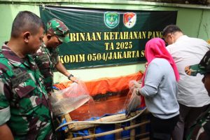 Kodim 0504/Jakarta Selatan Budidaya Ikan Lele