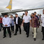 Bupati dan Wakil Bupati Taput Sambut Ketua Dewan Ekonomi Nasional Luhut Binsar Pandjaitan