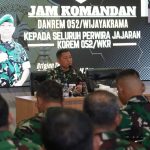 Jam Danrem 052/Wkr : Tegas dan Penuh Pesan Moral