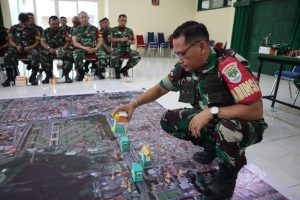 Kodim 0504/Jakarta Selatan Gelar Latihan Aplikasi Teritorial Sistem Penaggulangan Bencana Banjir