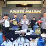 Polres Malang Ungkap Produksi Arak ilegal di Bantur Beromset Jutaan Rupiah Per Bulan