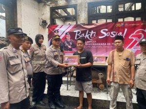 Bhayangkara untuk Rakyat, Polsek Pabean Cantikan Tebar Kepedulian Lewat Bakti Sosial