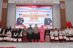Polres Blitar Gelar Santunan Yatim dan Khitanan Massal, Wujud Nyata Kepedulian Sosial