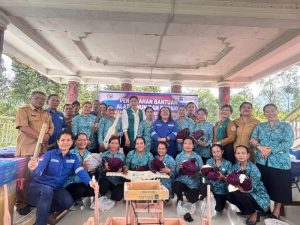 Csr Sarulla Operation Ltd Dukung PKK Penenun Ulos Di Desa Sigurunggurung