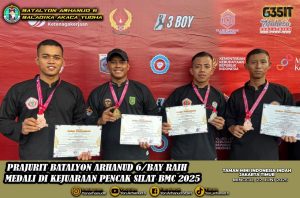 Prestasi Membanggakan Kembali Ditorehkan oleh Prajurit TNI AD dari Batalyon Arhanud 6/BAY