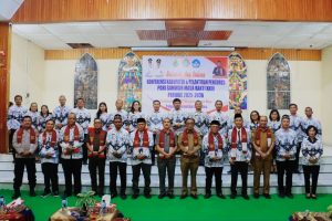 Wabup Samosir Harapkan PGRI Berkontribusi Nyata dalam Pembangunan Pendidikan.