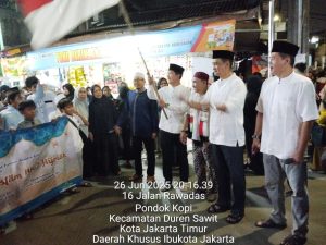 Meriah, Pawai Obor Sambut Tahun Baru Islam 1447 H di Pondok Kopi Dilepas Langsung oleh Lurah