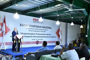 Hadir di Rapimnas Persaudaraan Profesi Advokat Nusantara, Wabup Minta Bantu Promosi Pariwisata Samosir