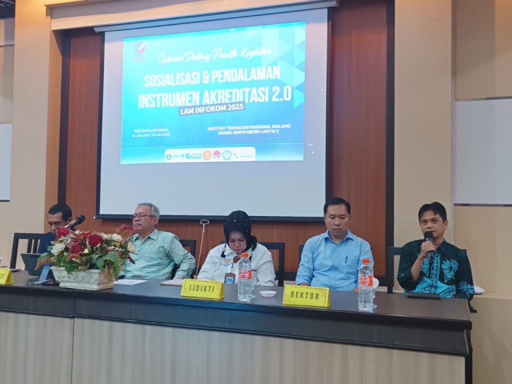 LLDIKTI VII dan LAM INFOKOM Gencarkan Sosialisasi Akreditasi 2.0 di ITN Malang dan Unitomo Surabaya