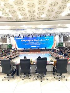 Bupati Samosir Dampingi Gubsu Terima Kunker Spesifik Komisi II DPR RI.