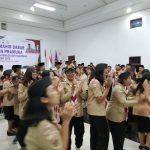 Kapolres Toba Memberikan Motivasi Kepada Peserta KMD Pembina Pramuka Penggalang